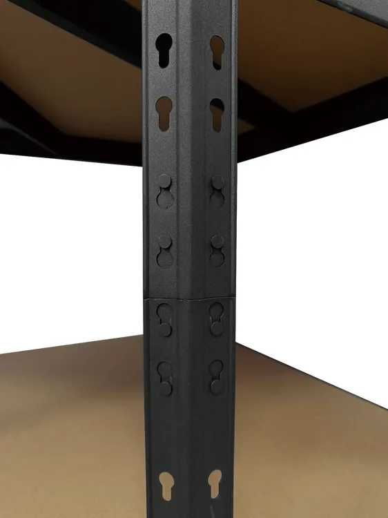 Regał metalowy narożny warsztat, piwnica, garaż 180x80x45 cm 4P/375kg