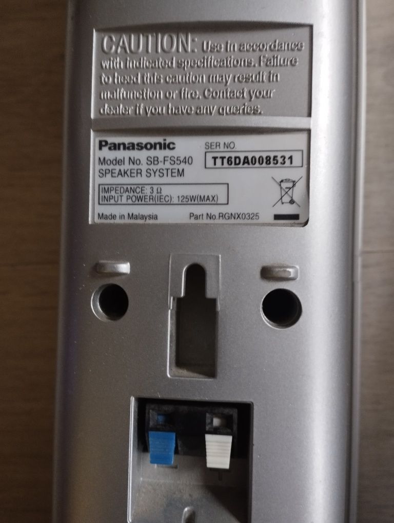 Głośniki Panasonic para