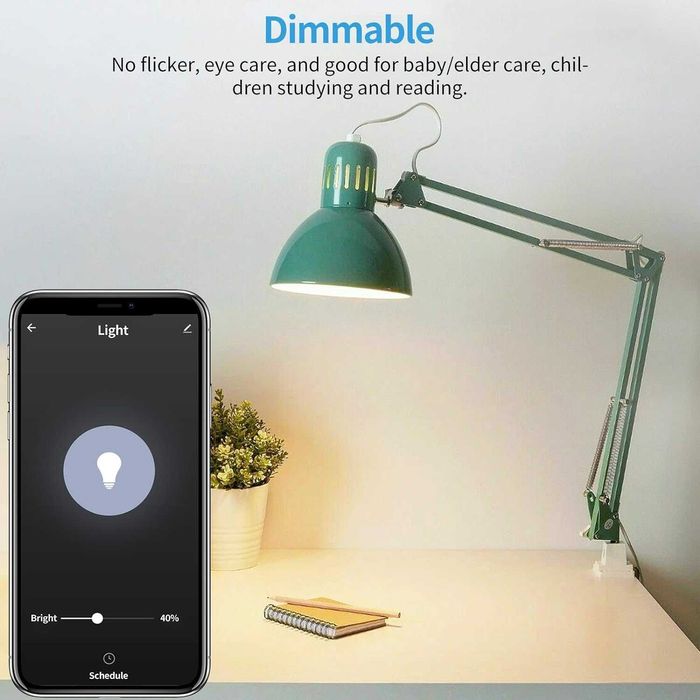 Nowa żarówka/ żarówki/ światło / Wifi / 4 szt / E27/ AISIRER !7211-B!