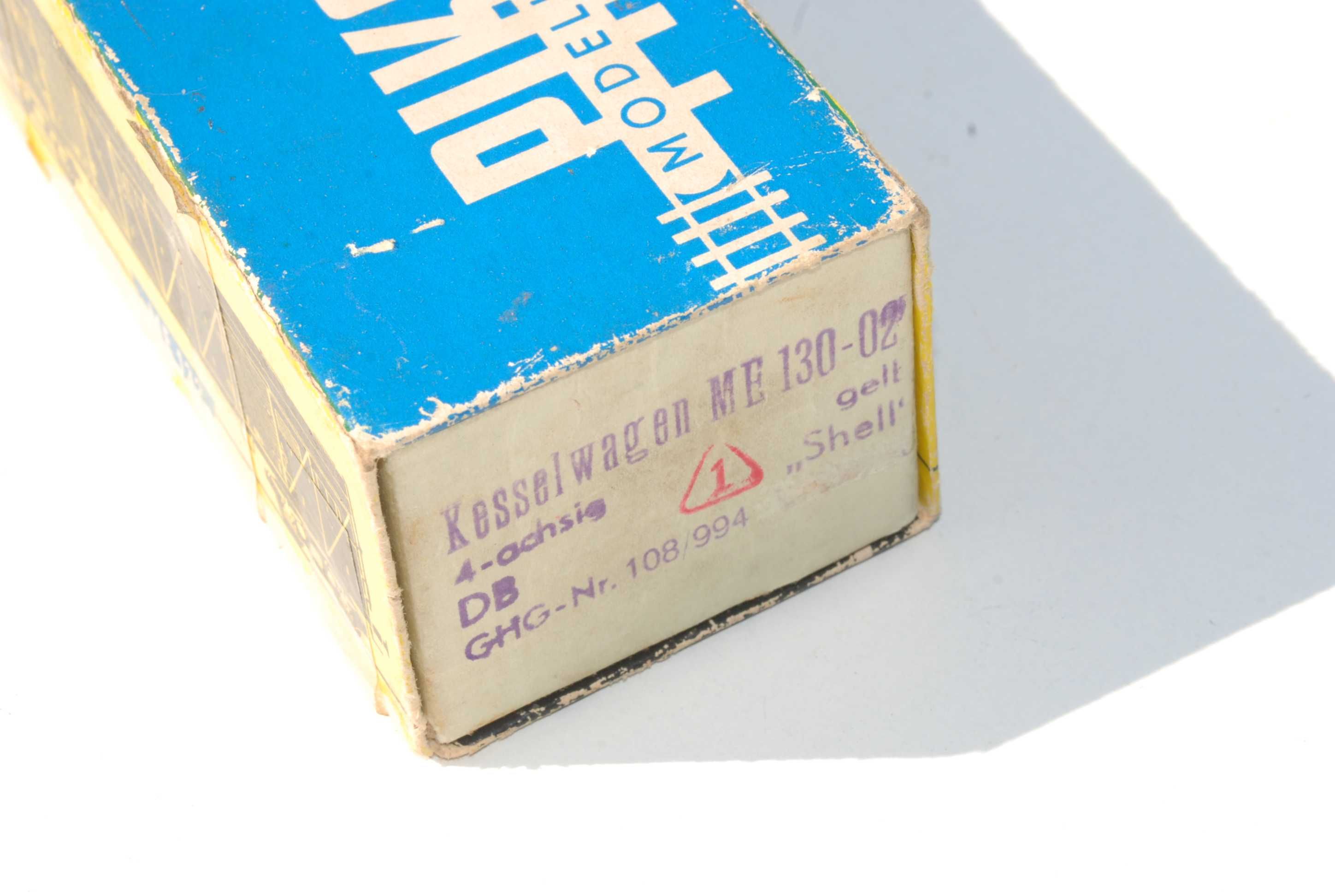 Stara zabawka wagon Cysterna Shell DB 581326  unikat kolekcjonerski