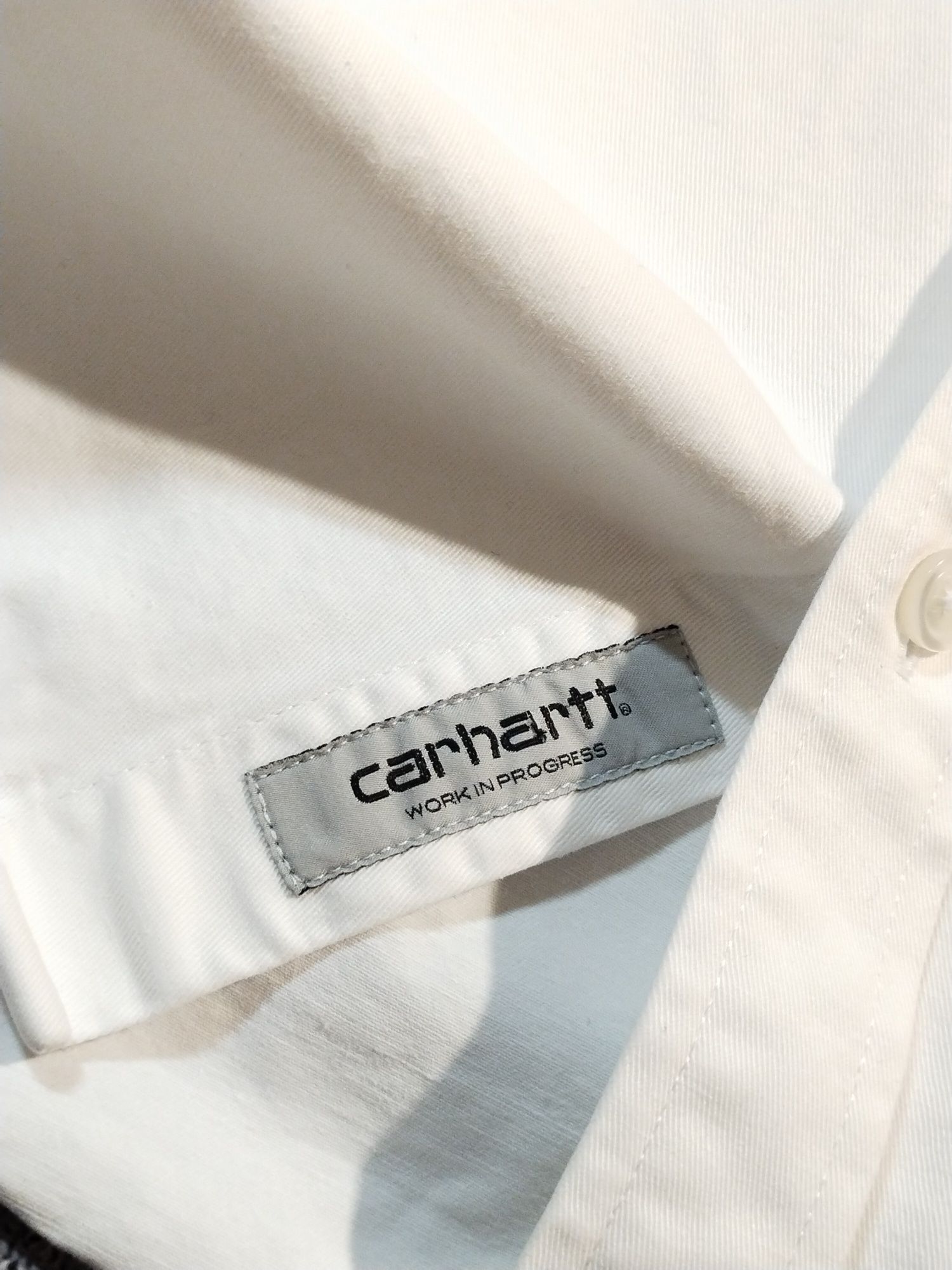 Carhartt WIP L/S Madison Shirt біла рубашка