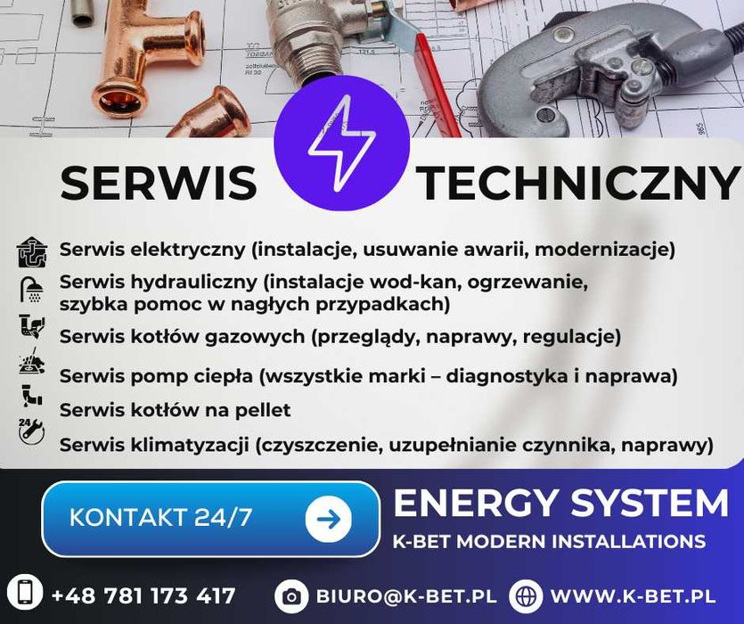 Serwis Techniczny usuwanie awarii 24/7 Kalisz, Ostrów, Turek, Jarocin