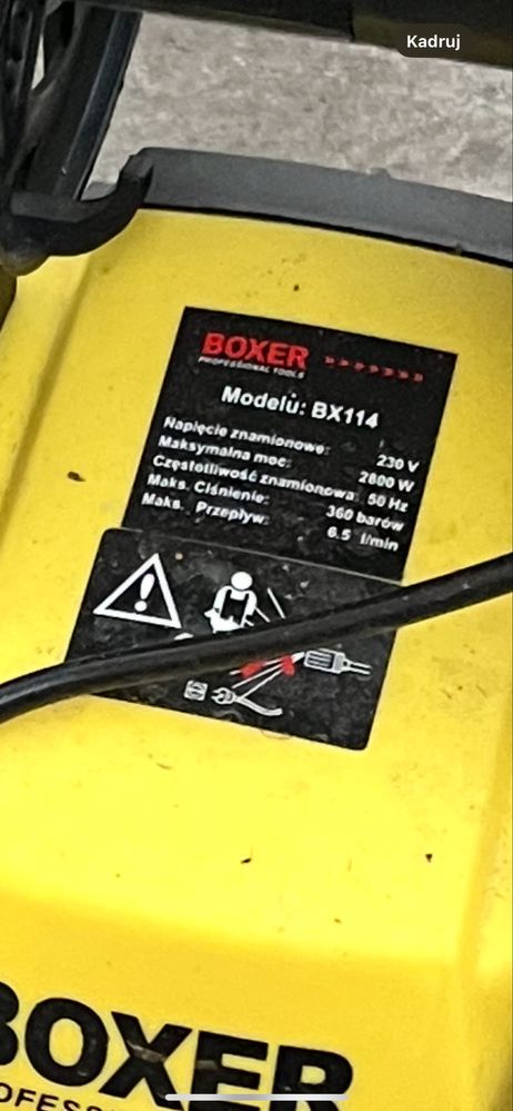Myjka cisnieniowa 230V podworkowa