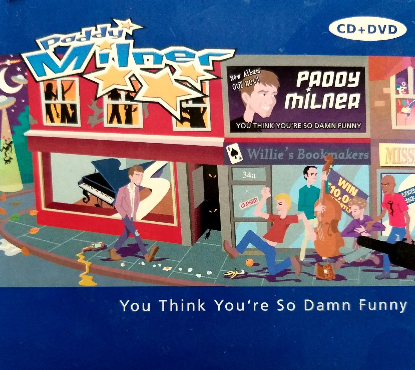 Paddy Milner You Think You're So Damy Funny CD + DVD 2006r