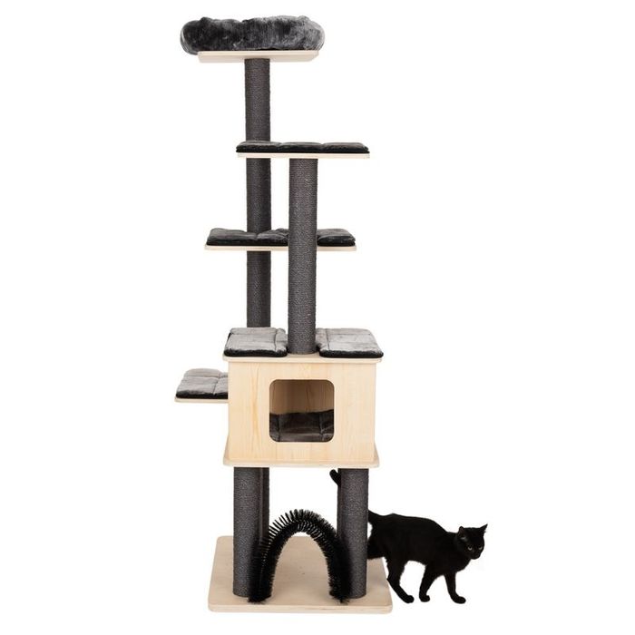 Modern Living Drapak dla Kota Chelsea Ciemnoszary 82x72x185cm DUŻY