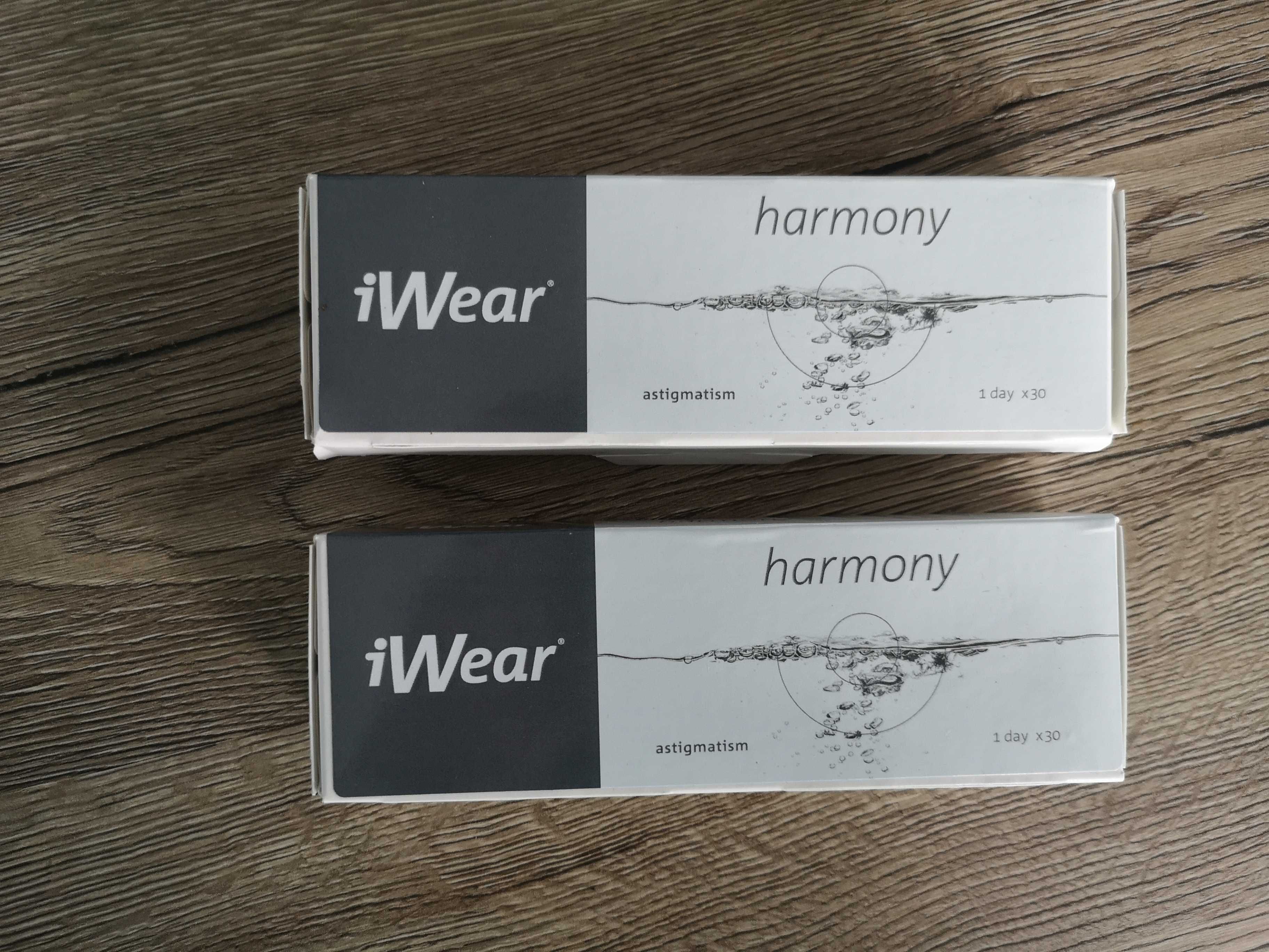 Soczewki iWear harmony astigmatism moc: - 1.00 / cylinder: - 1.75