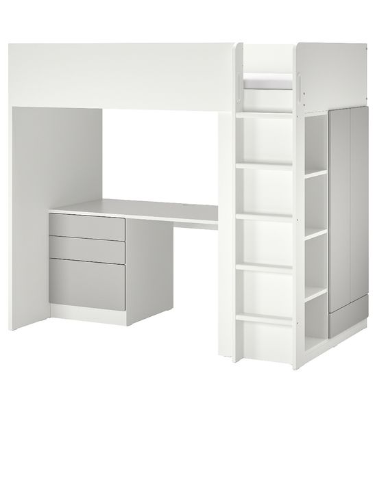 Łóżko piętrowe + biurko IKEA SAMSTAD