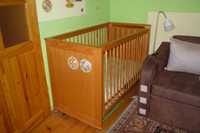 Drewniane łóżeczko dla dziecka sprzedam