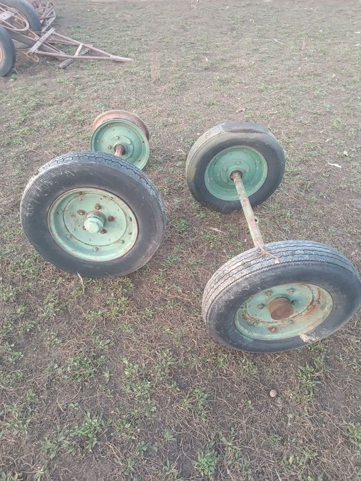 Osie do wozu komplet przód i tył