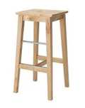 3x Banco Alto Ikea NILSOLLE 74 cm bétula