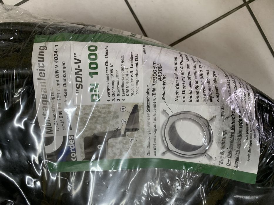 Uszczelki do kręgów betonowych fi 1000, międzykręgowe - 13 szt.