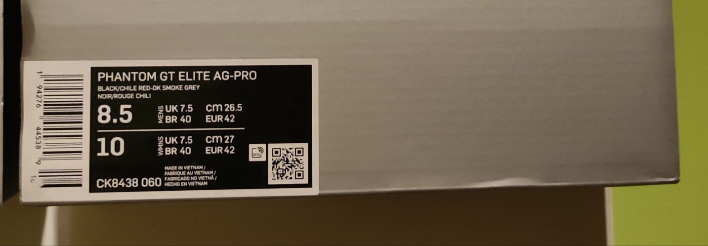 Używ korki profesjonalne Nike Phantom GT Elite AG-PRO r. 42 gwarancją