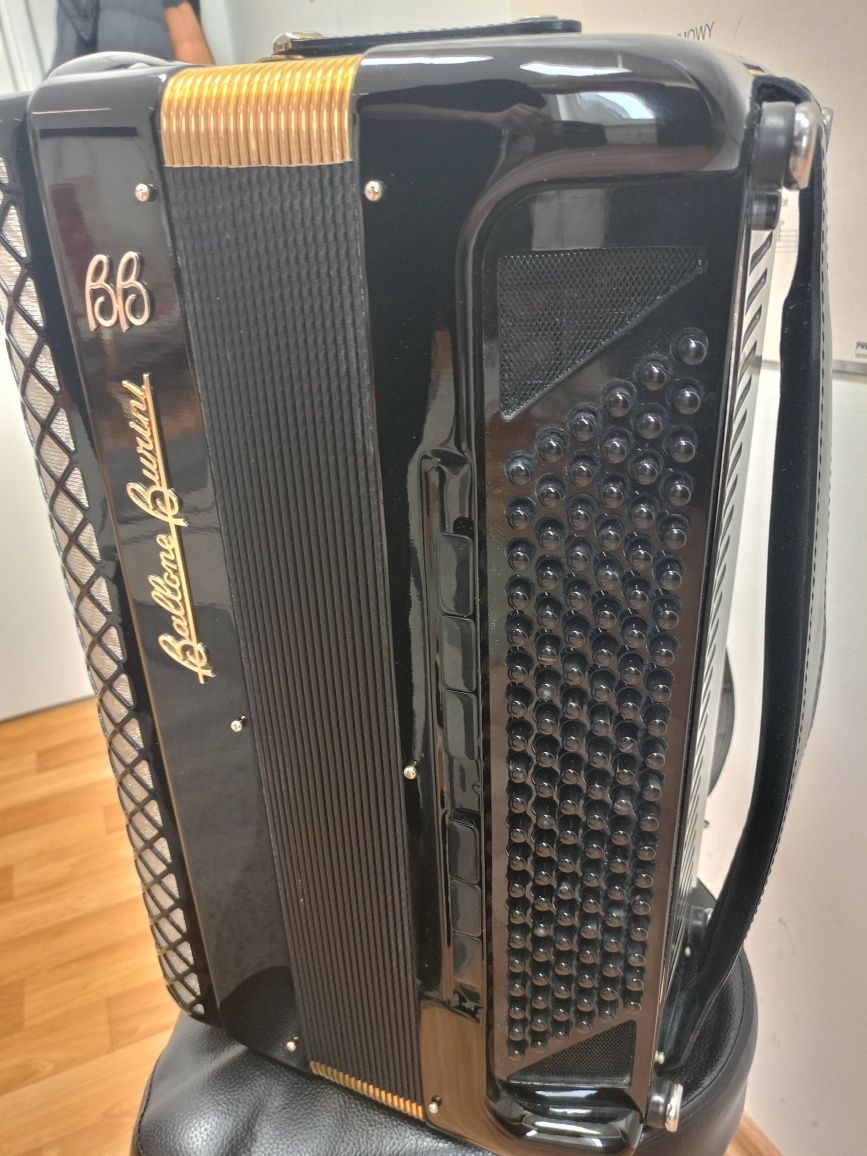 Akordeon 120 basów Ballone Burini z Casotto!