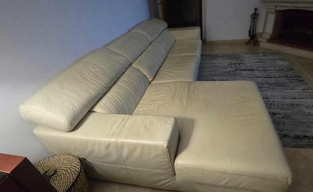 Sofá cama pele sintética