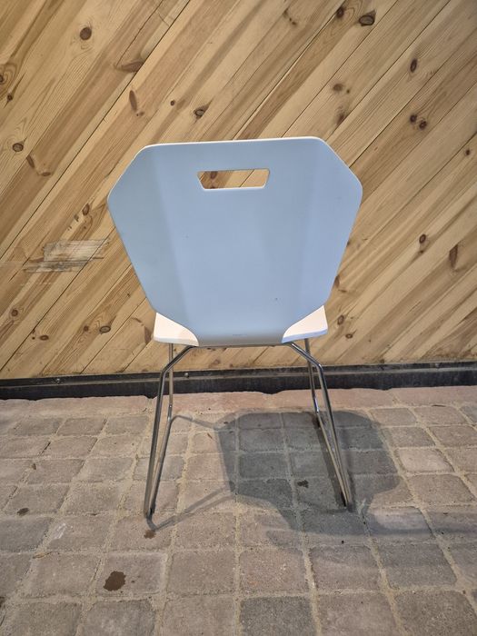 8x Krzesło nowoczesne FAMEG drewno+metal | Kuchnia | Biuro | Bistro