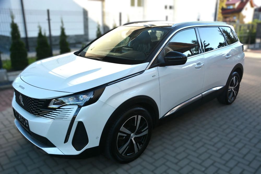 Peugeot 5008 MODEL POLIFTOWY kamery360 asystenci panorama skóra masaż 7miejsc GT