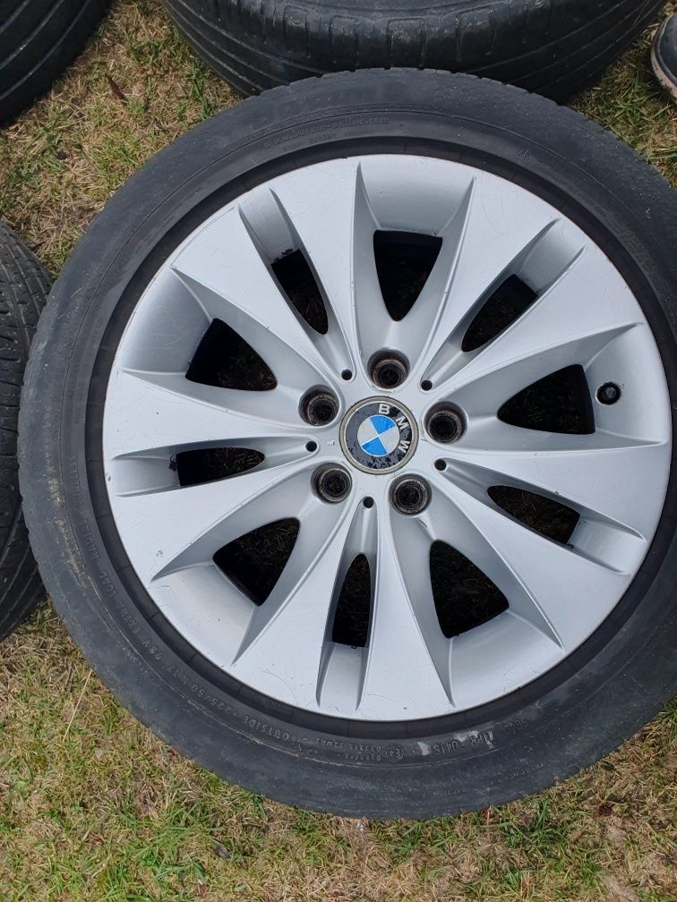 Alufelgi Bmw 5x120 kpl Opony letnie 225/50/17