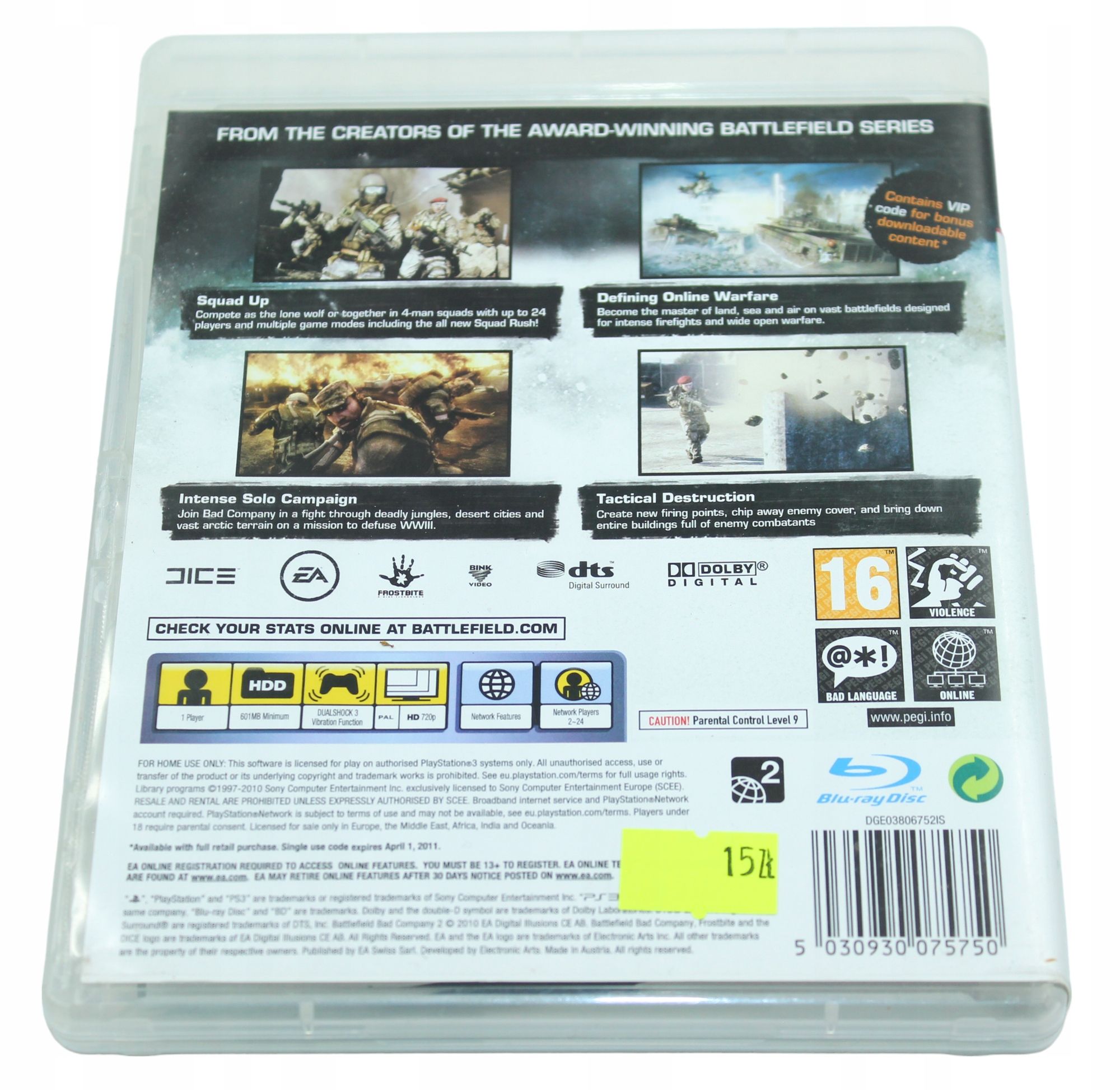 Battlefield Bad Company 2 PS3 PlayStation 3