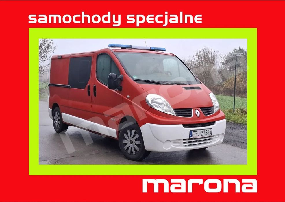 Renault Trafic  strażacki, ratowniczy, lekki, specjalny, osp