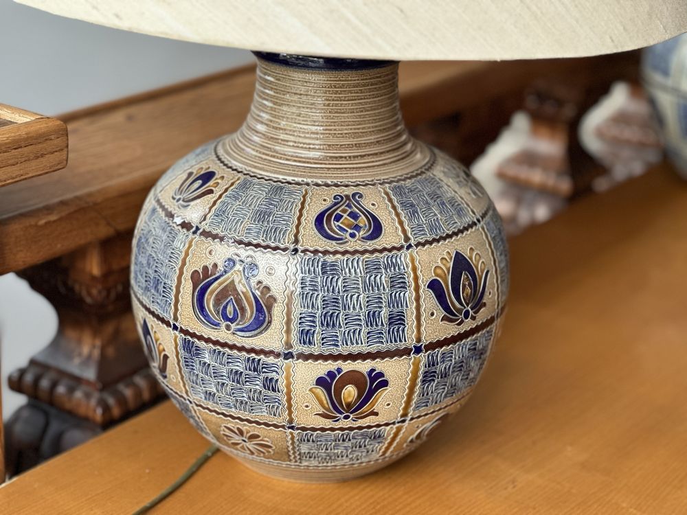 Mid century modern para lamp glazura solna