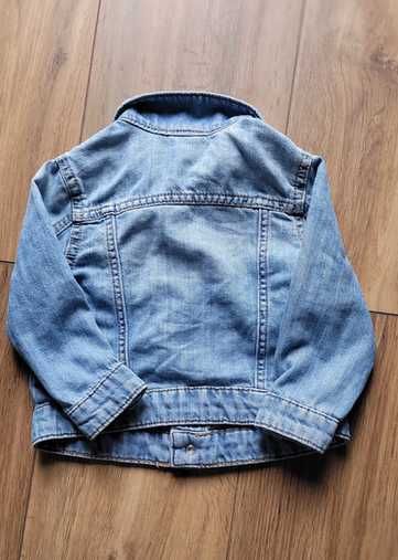 kurtka jeansowa dla chłopca rozmiar 80 H&M