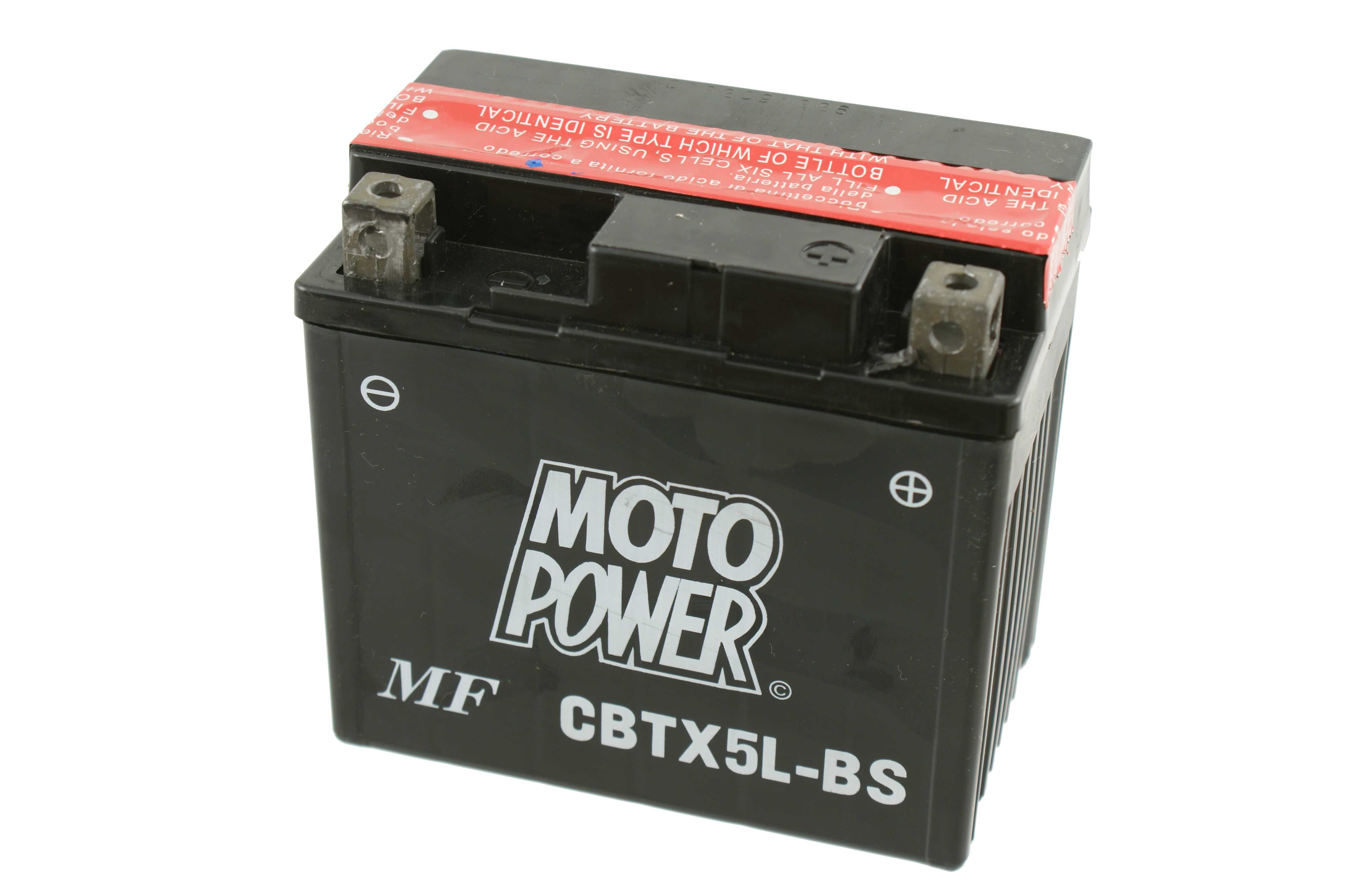 Akumulator Moto Power CBTX5L-BS YTX5L-BS FTX5L-BS 4ah Motocyklowy