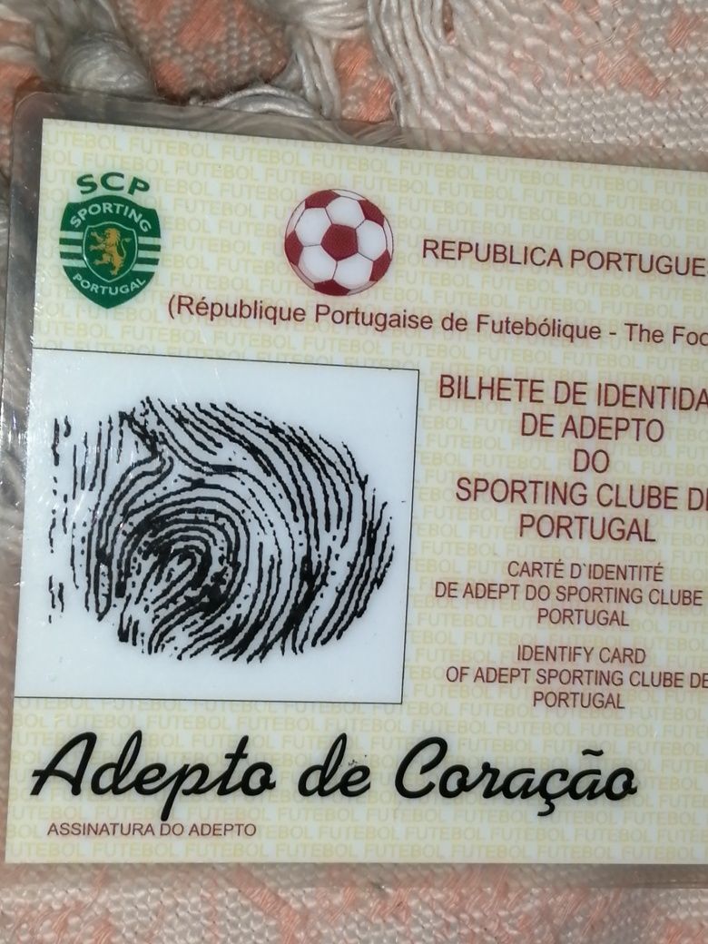 BI Adepto de Coração do Sporting Clube de Portugal