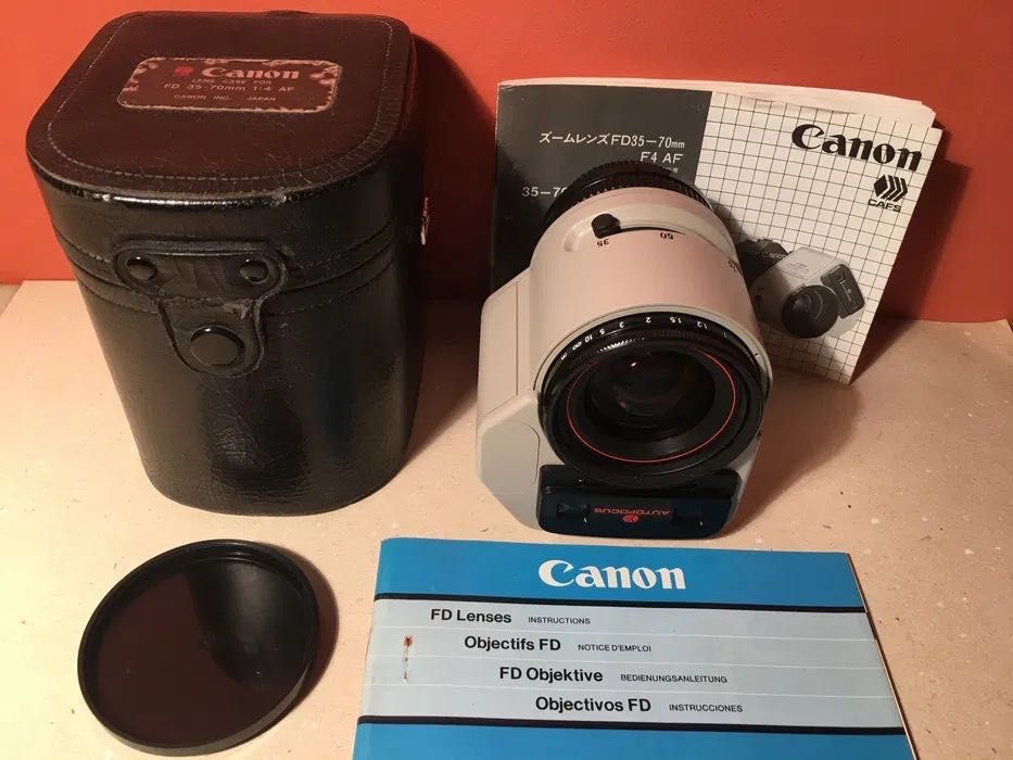 CANON ZOOM LENS - FD-35 - 70 / 1:4 AF - anos 80