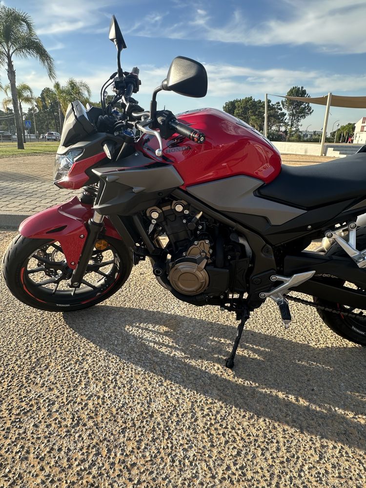 Honda CB500 F 2021, 18000km Carta A2