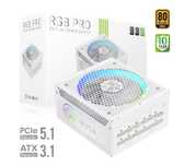 GameMax RGB PRO 850G 850W 80+ Gold ATX3.1 Fully modular Biały