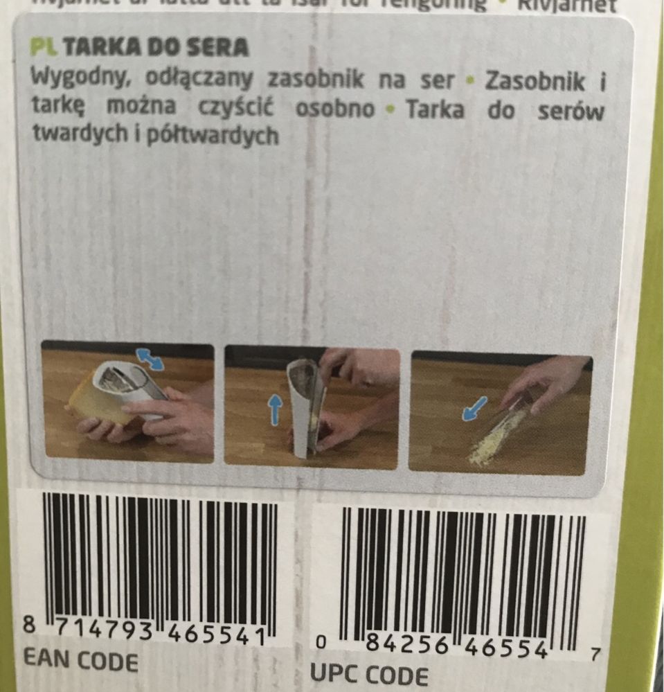 NOWA tarka do sera z pojemnikiem