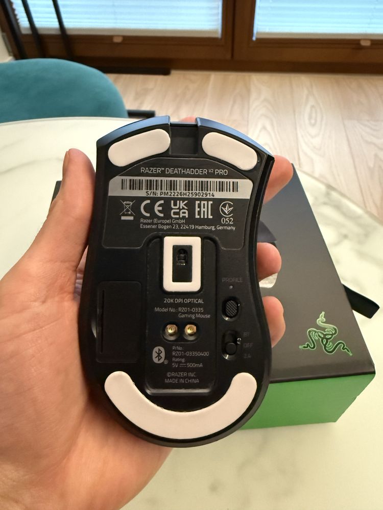 Razer Deathadder V2 Pro hub Uszkodzony