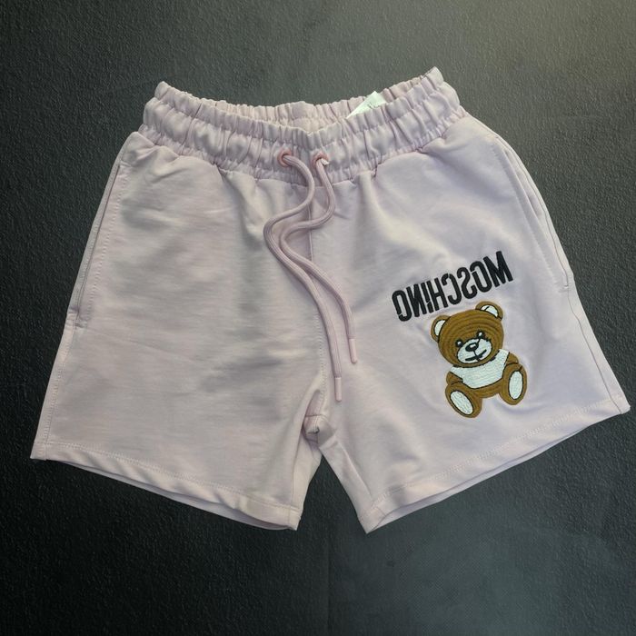 EXCLUSIVE MOSCHINO -60% Женские спортивные шорты розовые Москино люкс