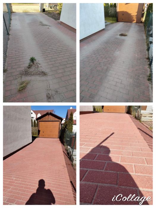 Czyszczenie kostki brukowej, płotów, ogrodzeń, altan, tarasów itp