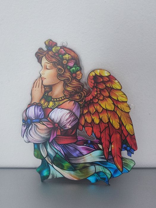 Witraż witrazyk Anioł