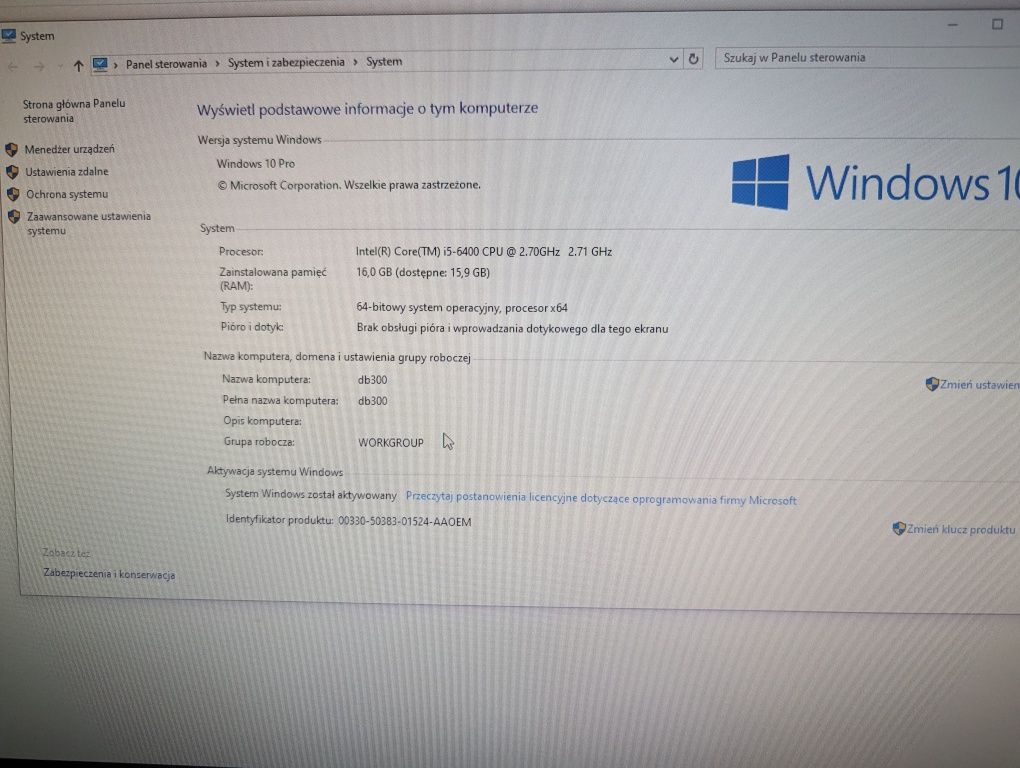 Zestaw komputerowy HP ProDesk Windows 10 GeForce GTX 1050 Ti 4G
