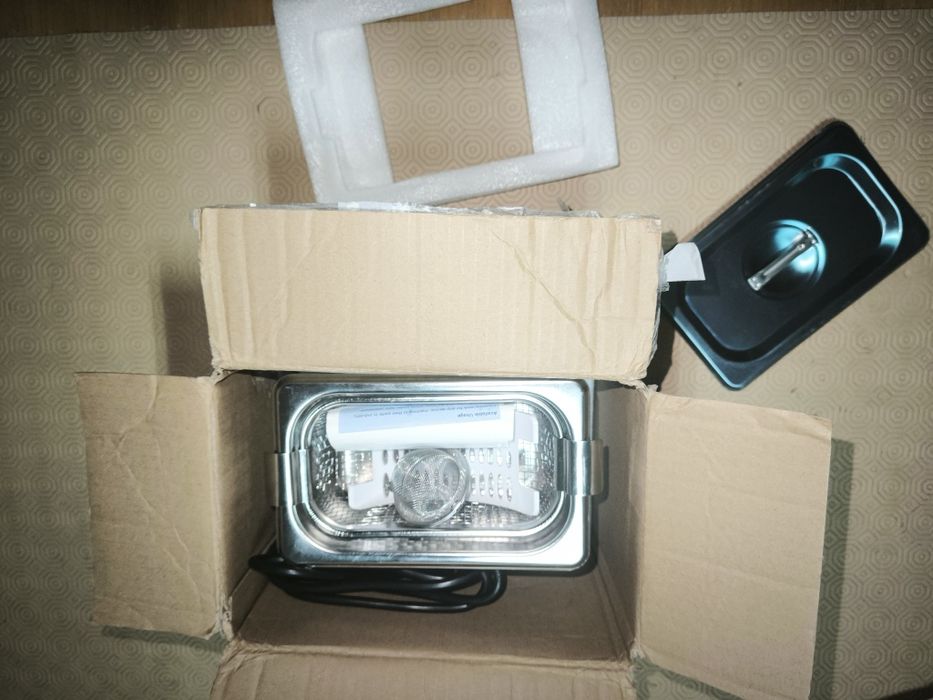 Máquina limpeza ultrasons 0.8L