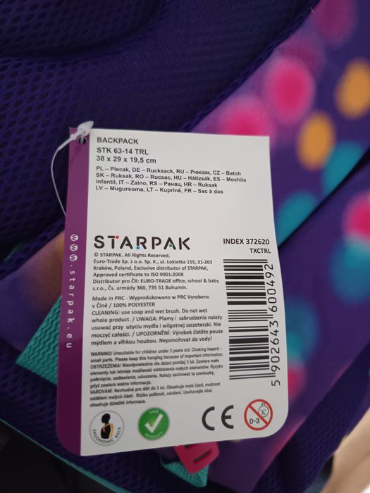 Plecak 3-komorowy Trolle