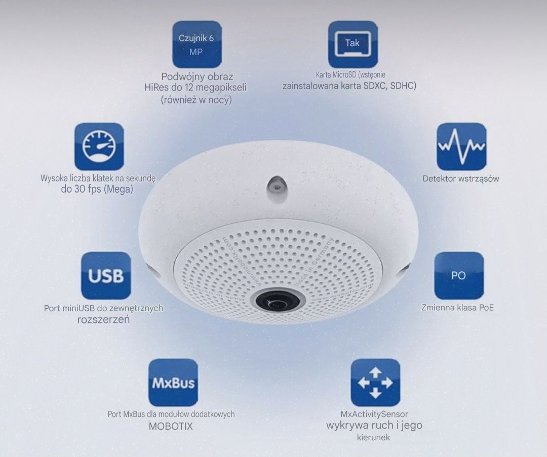 Kamera monitoringu IP Mobotix Mx-Q26B-6D016 MOBOTIX Mx-Q26B-6D016 LAN
