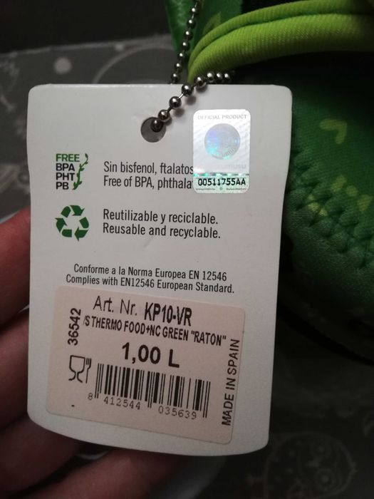 Termo infantil, 1L NOVO