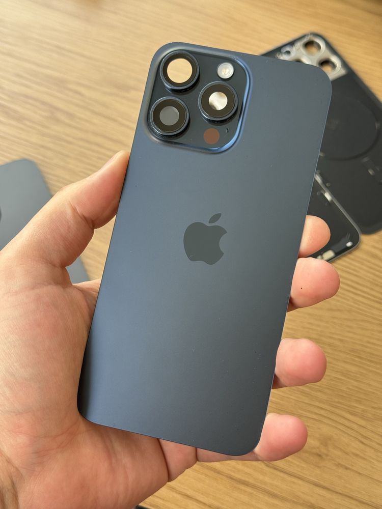 Крышка заднее стекло оригинал панель iphone 15 pro max