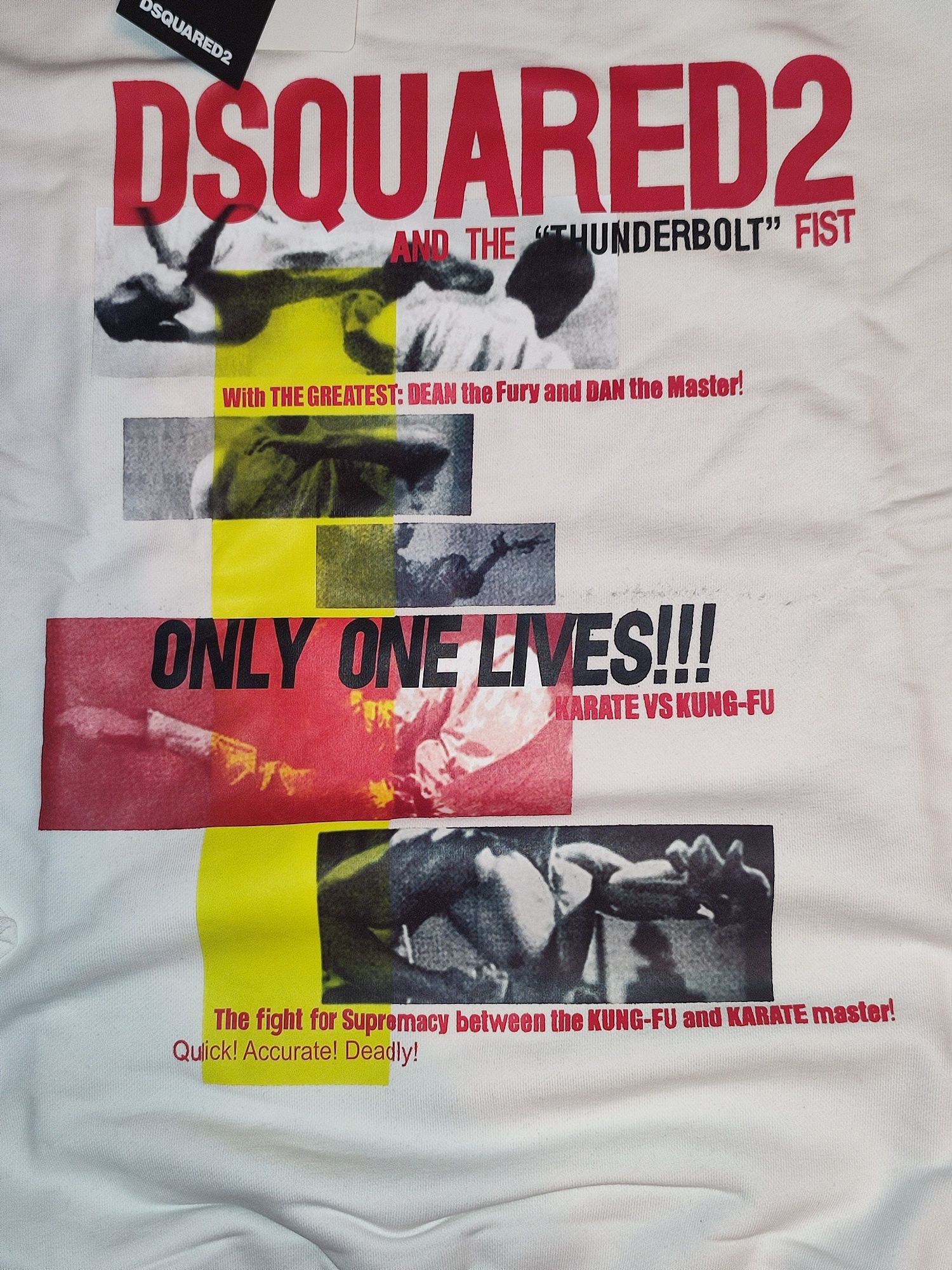 Dsquared2 model Kung-Fu bluza męska rozmiar XXL