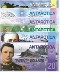 Набір банкнот Антарктида 6 шт