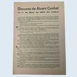 Discurso de Álvaro Cunhal 1º de Maio de 1974 em Lisboa