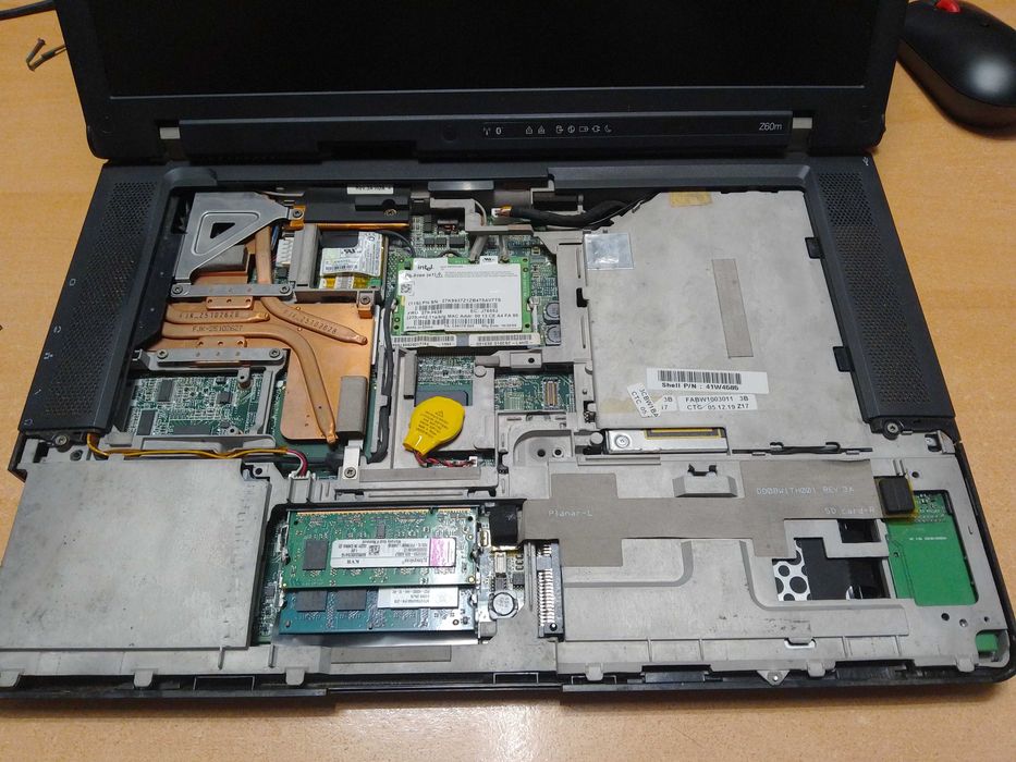 Portatil Lenovo Thinkpad Z60m para peças