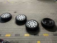 Felgi do Bmw 118I 7J•16H2 oraz opony 2 sztuki 205/55/16 zimowe Kleber