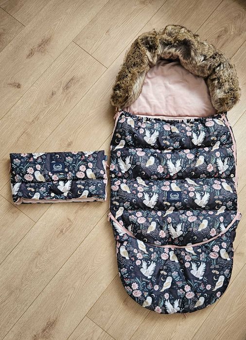 Śpiworek do wózka Combo Multi Flower + mufka firma La Millou