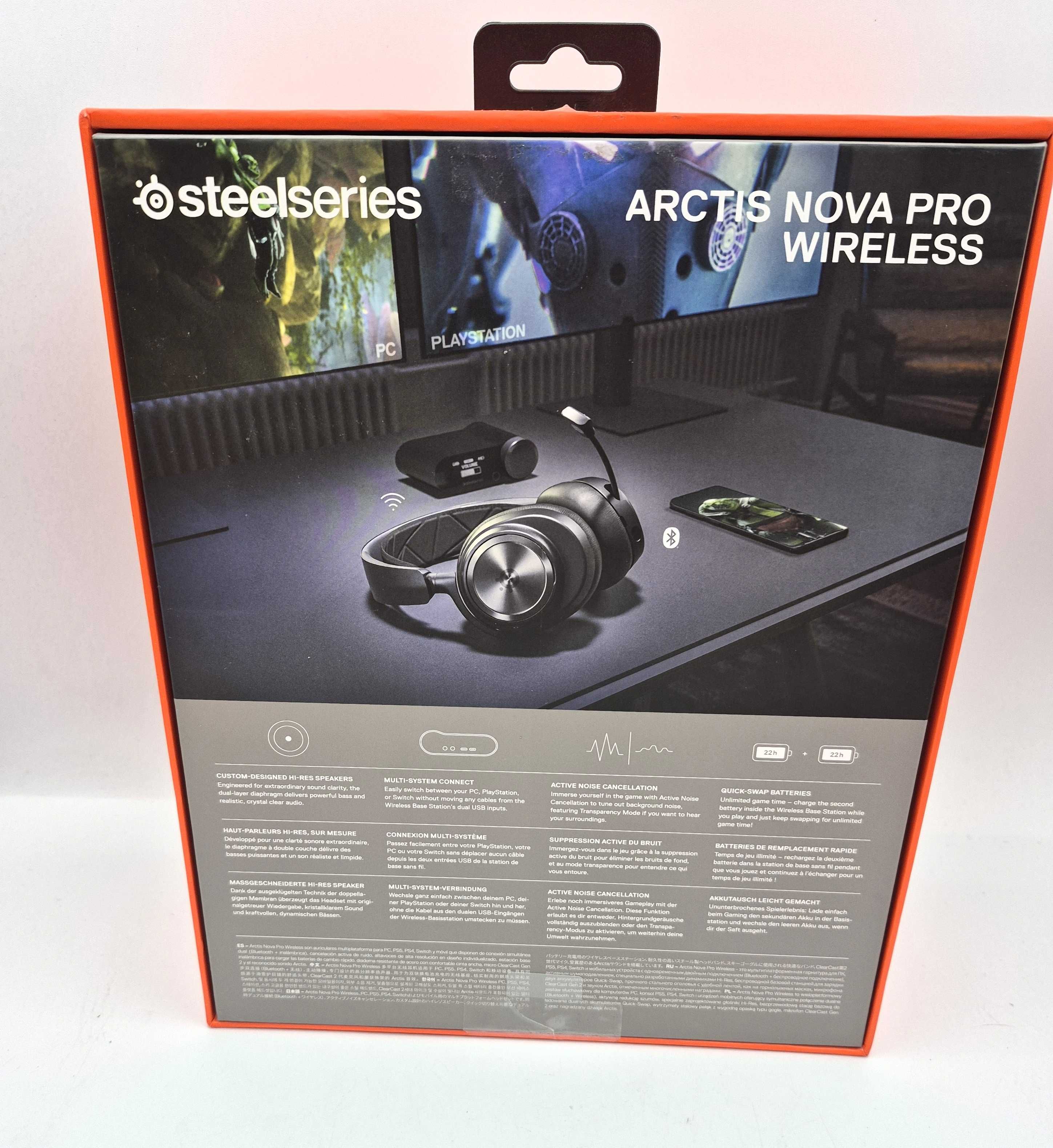 Słuchawki bezprzewodowe Steelseries Artics Nova Pro Wireless ANC