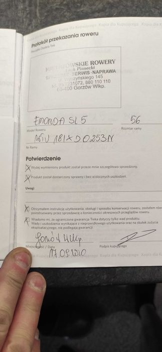 Rower szosowy Trek Emonda SL5 r. 56 - karbon