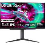 Monitor LED LG 27GR93U-B 3840 x 2160 px IPS / PLS 144Hz  Gamingowy